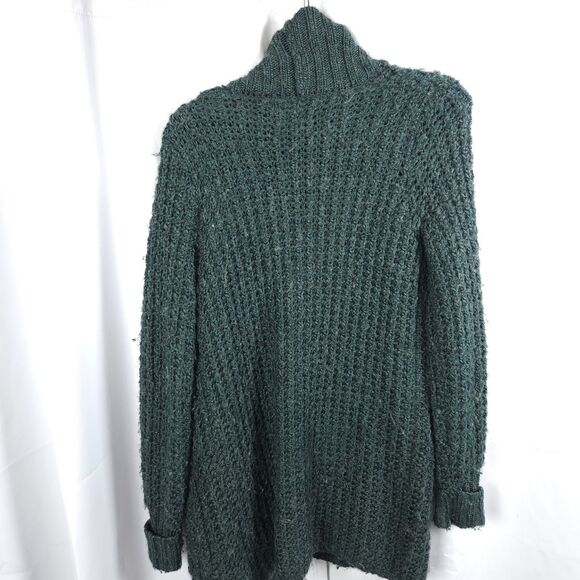 Cynthia Rowley Womens Med Wool Alpaca Chunky Open Front Shawl Cardigan Sweater - Picture 4 of 7